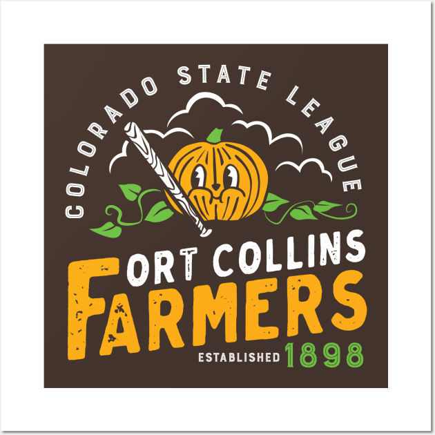 Fort Collins Farmers Wall Art by MindsparkCreative